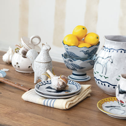 Hand-Painted Horse Pitcher