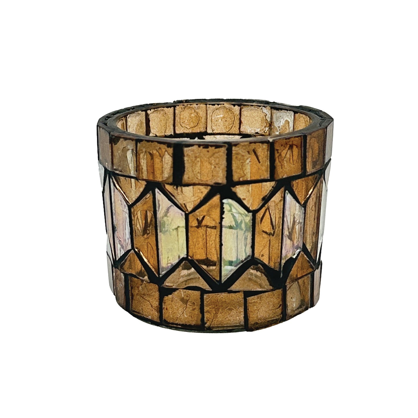 Glass Mosaic Tealight Holder