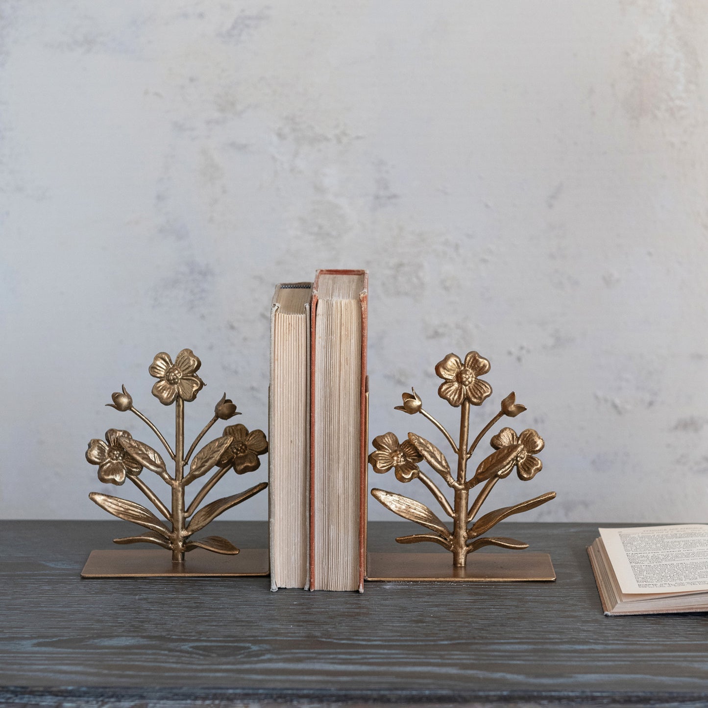 Floral Bookends
