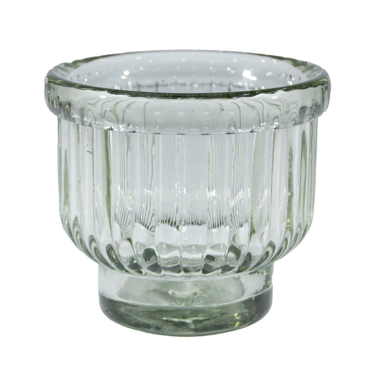 Hand-Blown Glass Tealight Holder