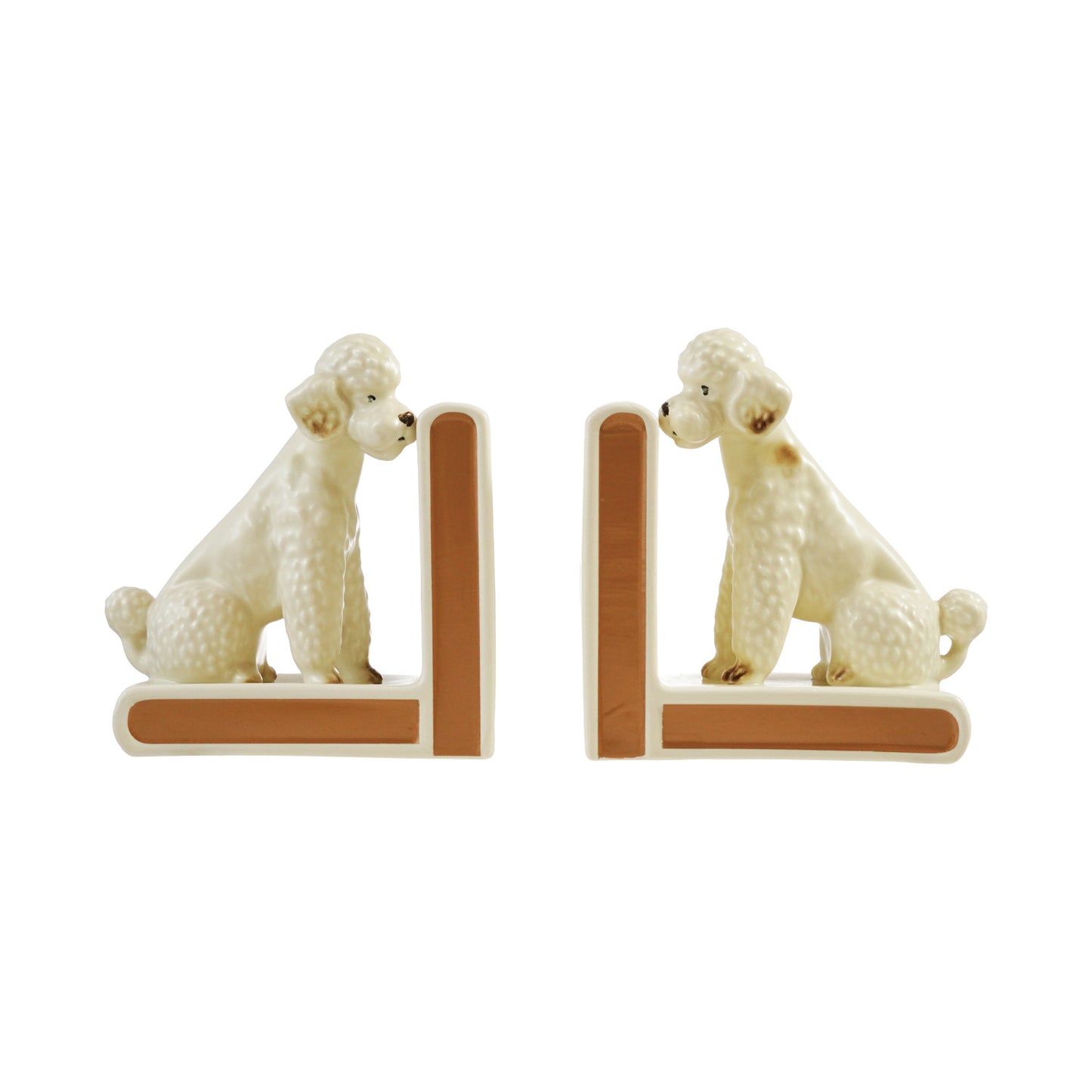 Poodle Bookends