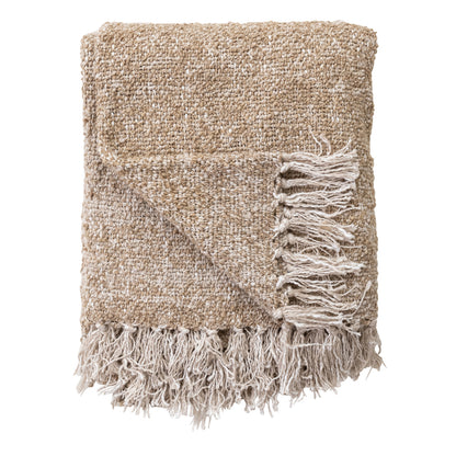 Woven Fringe Throw | Natural