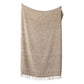 Woven Fringe Throw | Natural