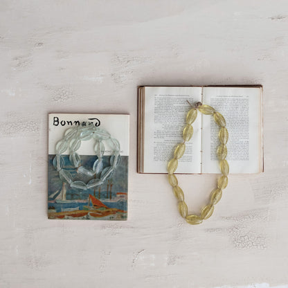 Glass Beads on Jute Cord