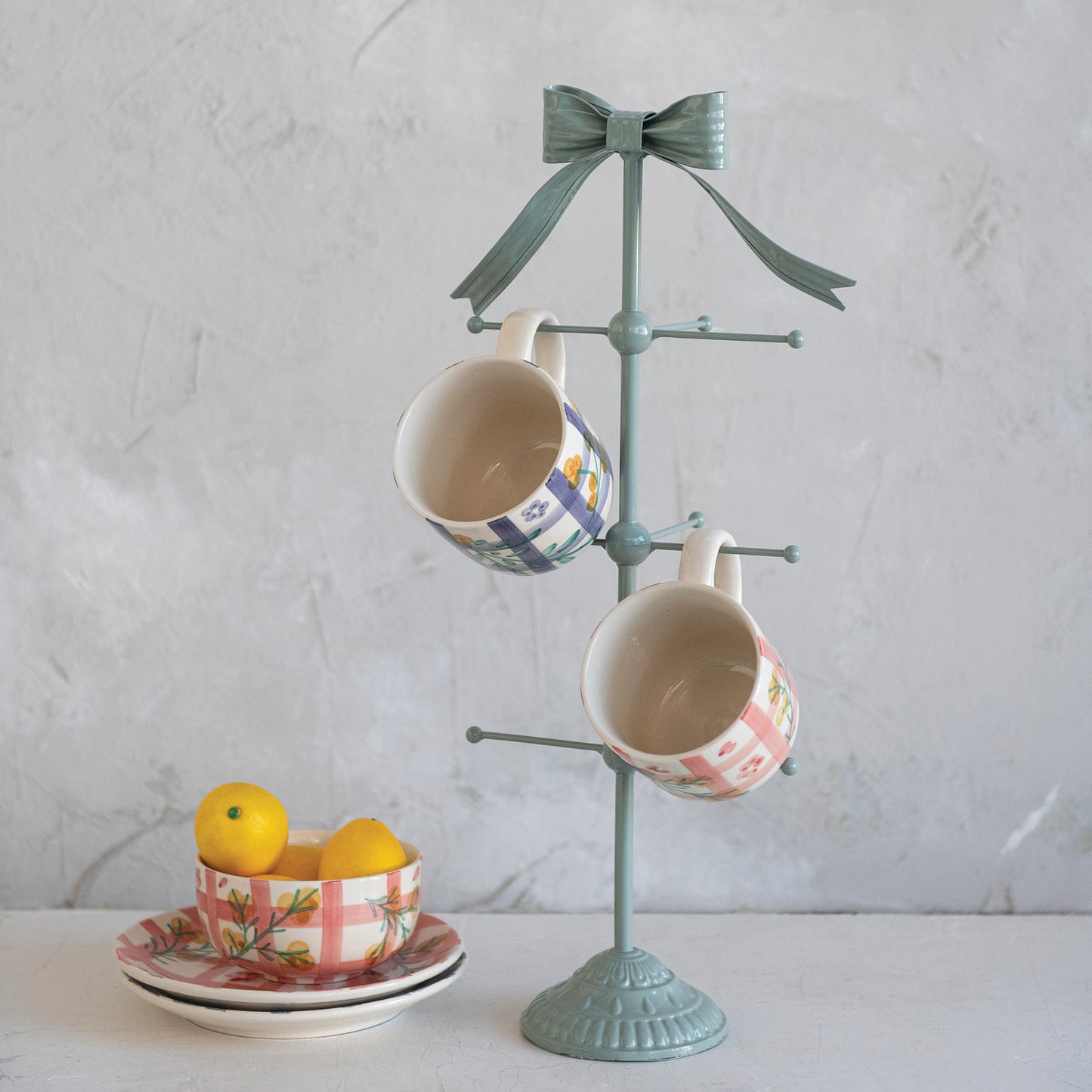 Hand-Painted Stoneware Mug