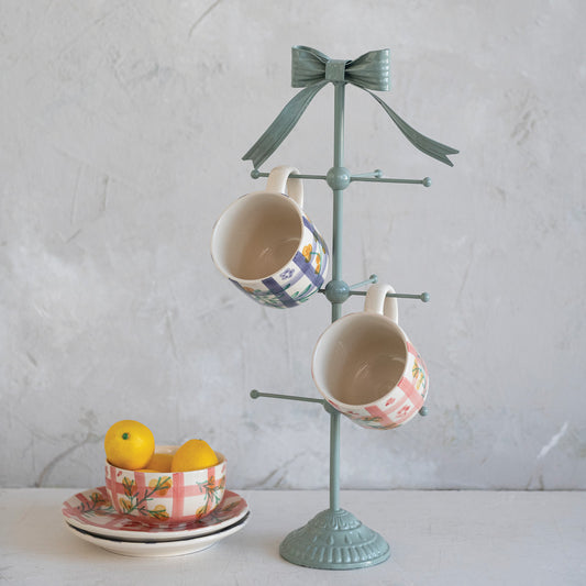 Hand-Painted Stoneware Mug