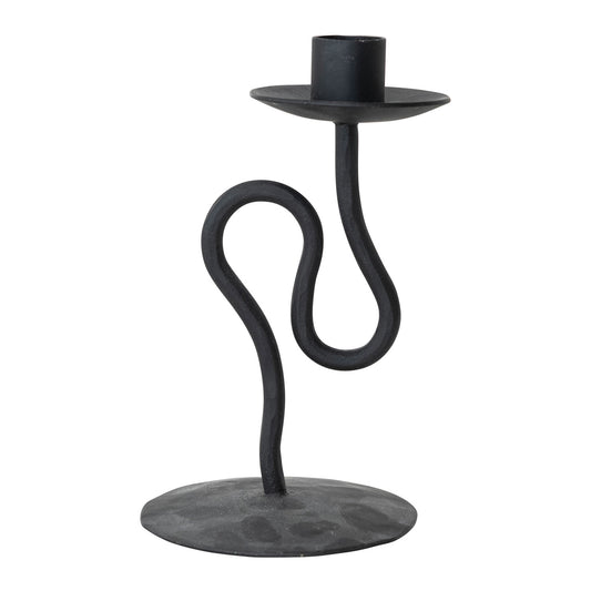 Abstract Hand-Forged Taper Holder