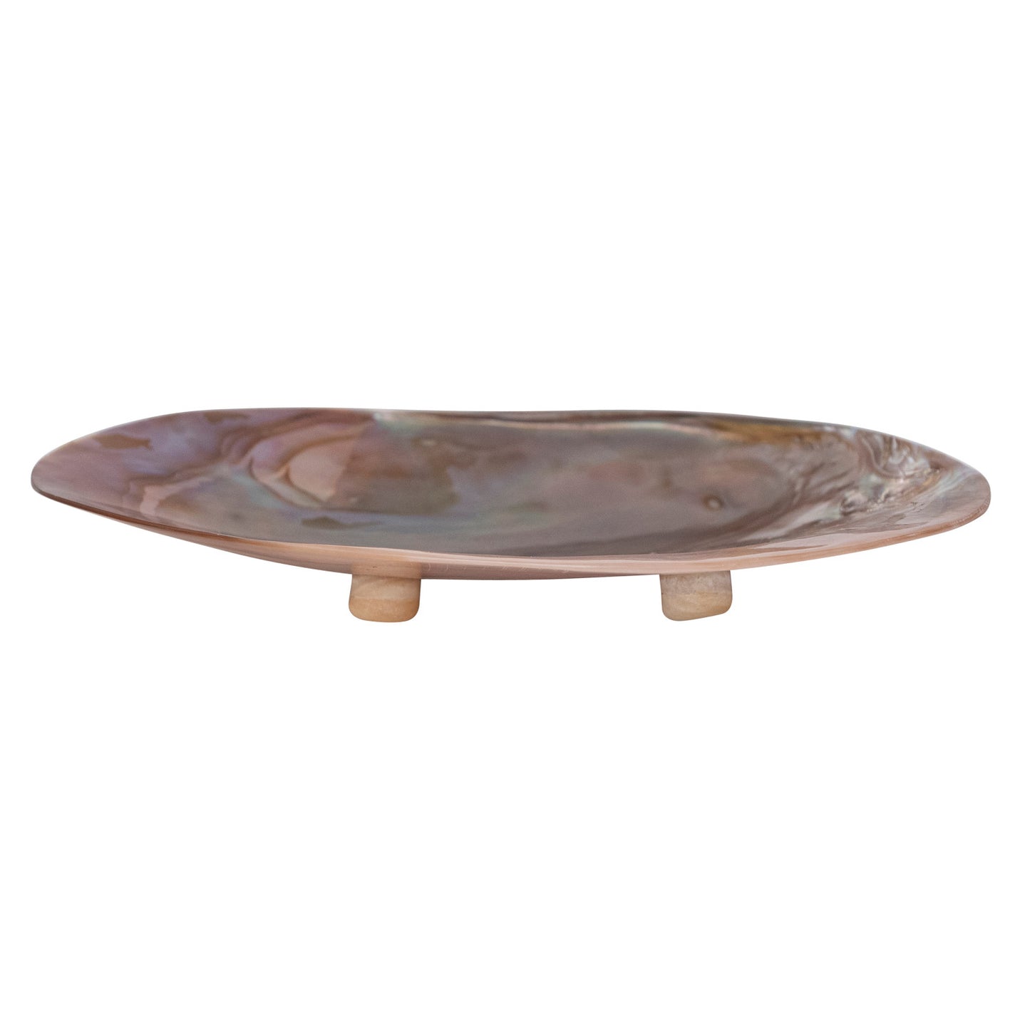 Natural Shell Footed Tray | Small