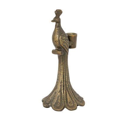 Peacock Taper Holder