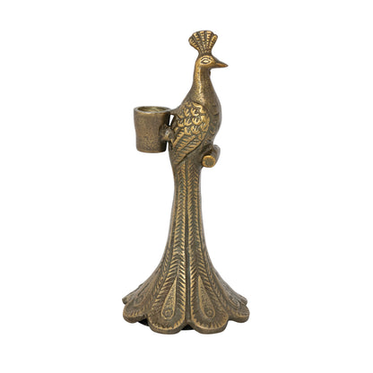 Peacock Taper Holder
