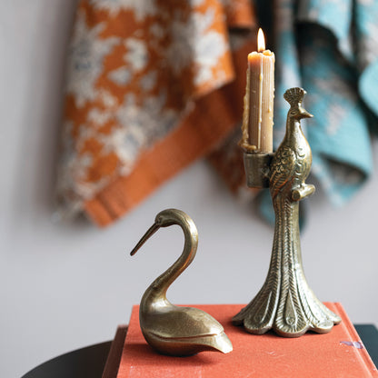 Peacock Taper Holder