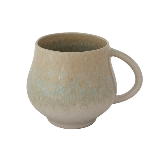 Beige Stoneware Mug