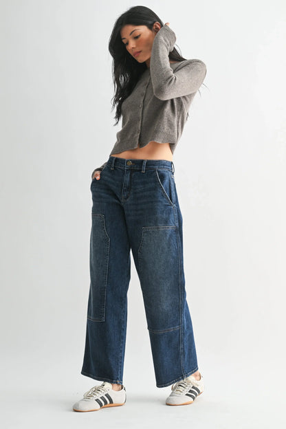 The Garden Patch Denim | Dark Wash