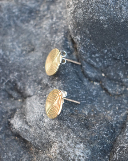The Spiral Stud Earrings