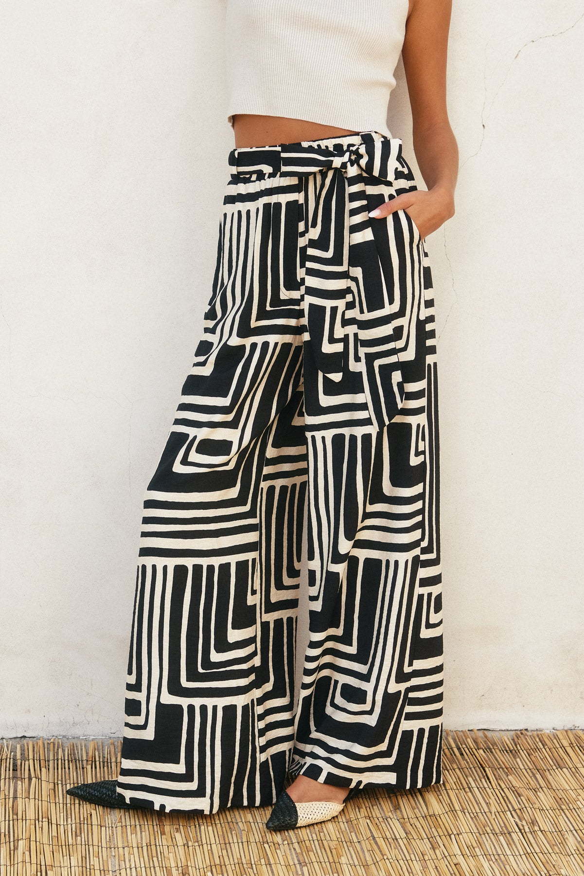Happy To Be Here Pants | Black