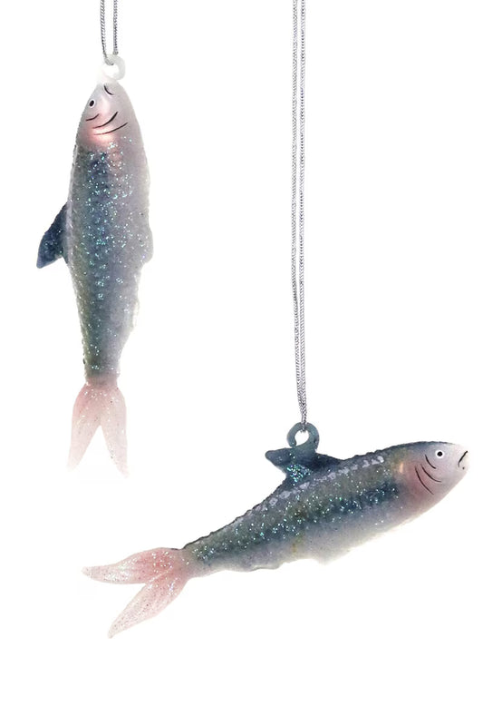 Glass Sardine Ornament