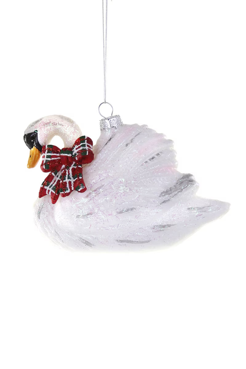 Christmas Swan Ornament
