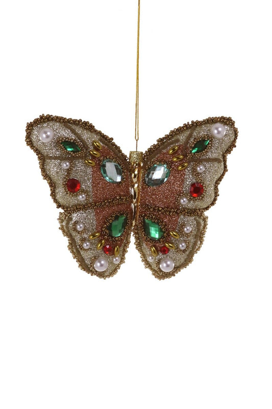 Jeweled Butterfly Ornament