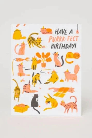 Purr-fect Birthday Card