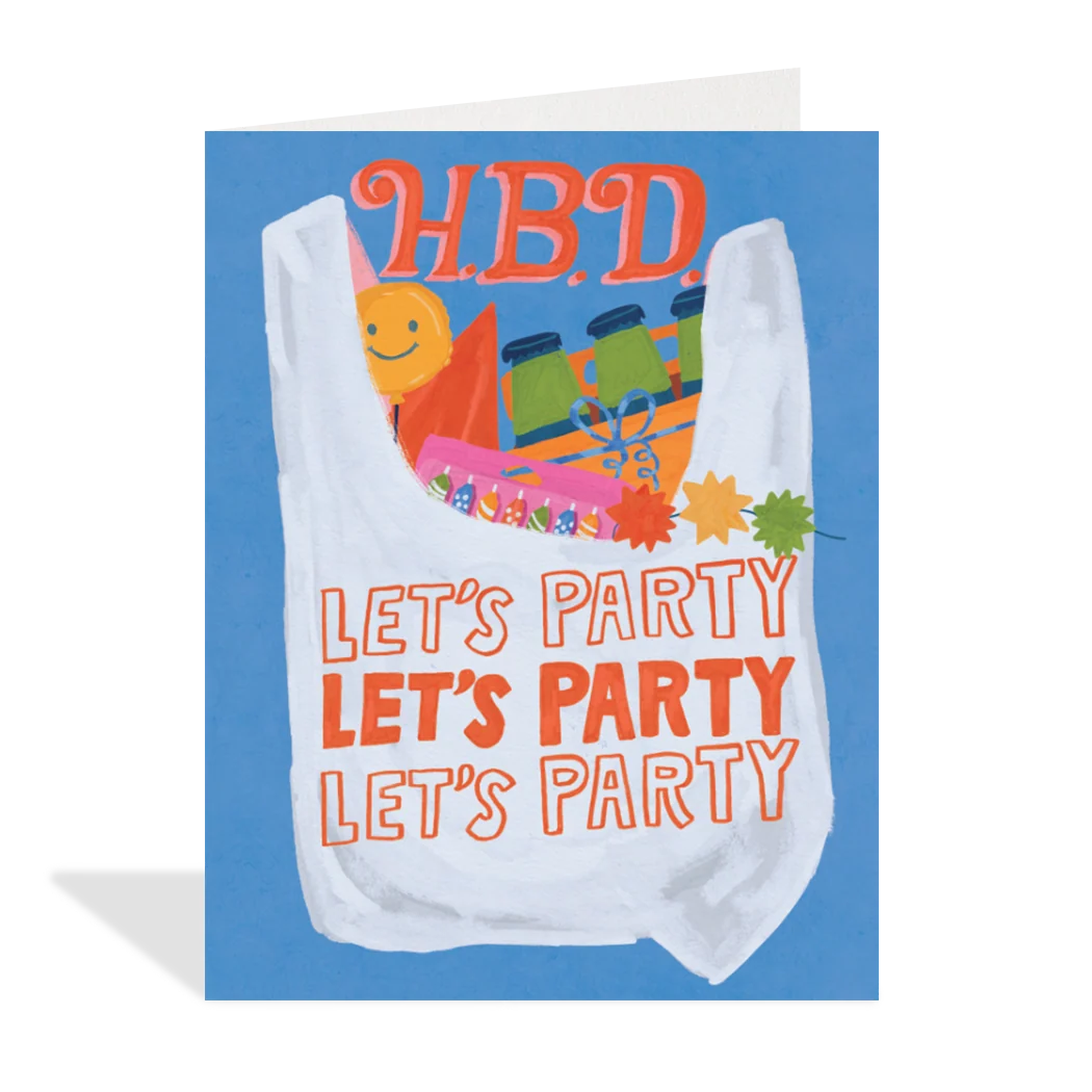 Party Supplies Birthday Card