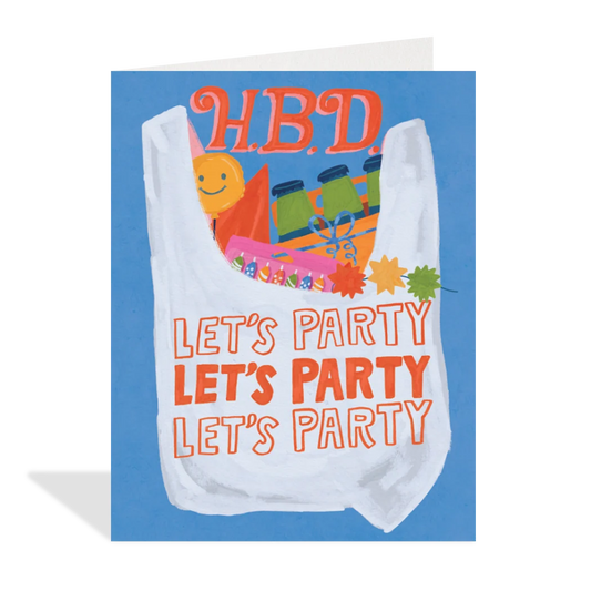 Party Supplies Birthday Card