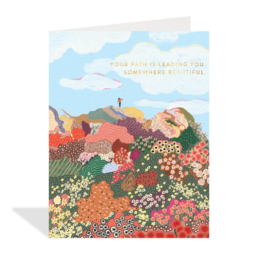 Somewhere Beautiful Congrats Card