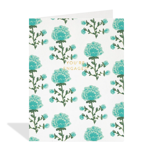 Engaged Flora Card