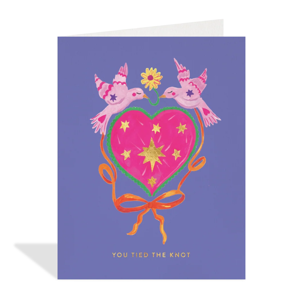 Tied the Knot Wedding Card