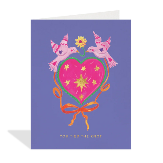 Tied the Knot Wedding Card