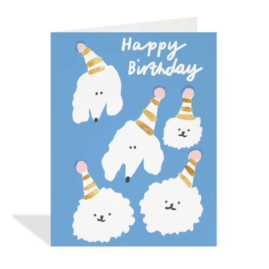 Birthday Poodles Card