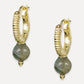 Pluto Hoops | Labradorite
