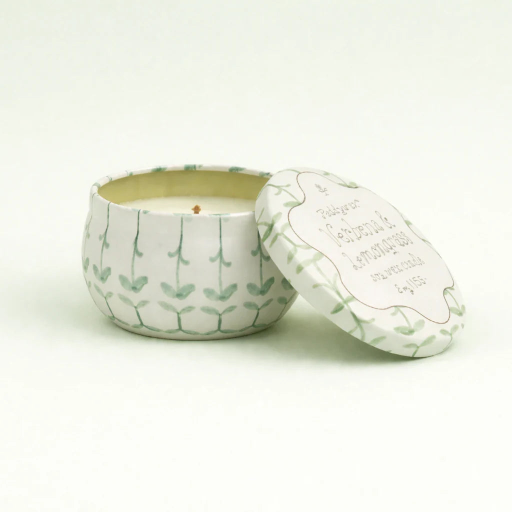 Tulip Tin Candle | Verbena & Lemongrass