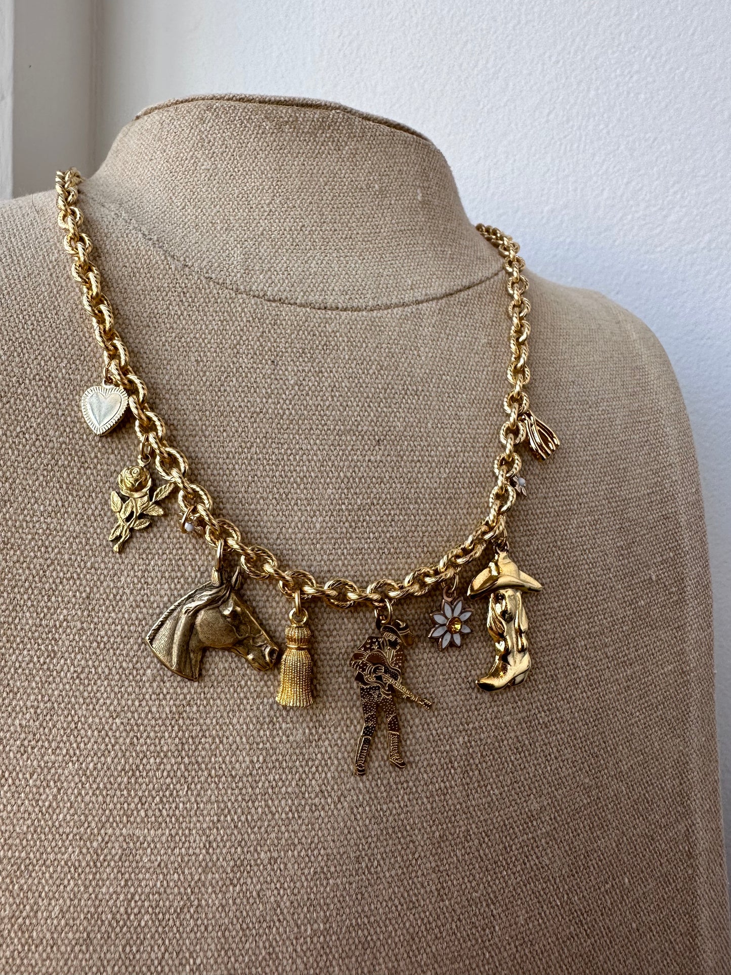 Cowgirl Craze Charm Necklace