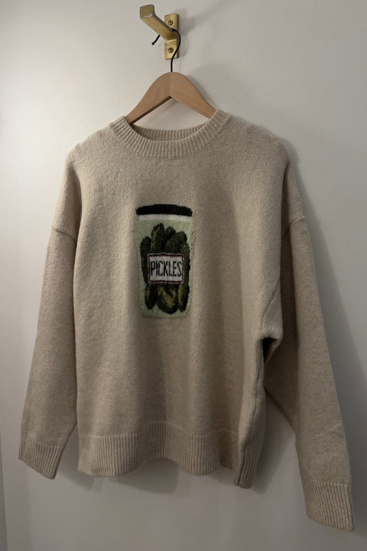 Pickle Jar Sweater | Beige