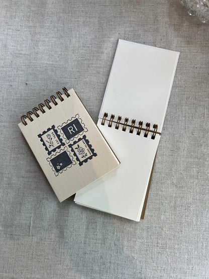 City Stamp Mini Jotter Notebook | Rhode Island