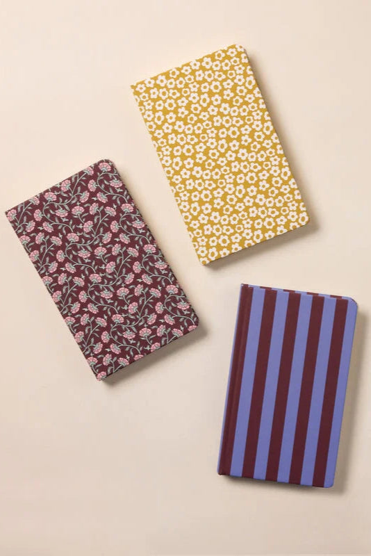 Soft Touch Journal | Ochre Groovy Floral