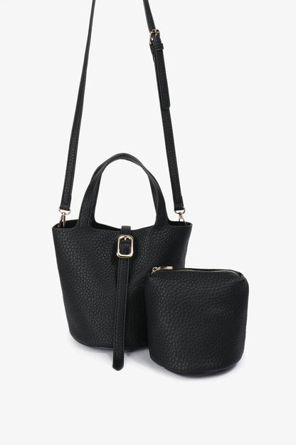 Joya Mini Bucket Bag | Black