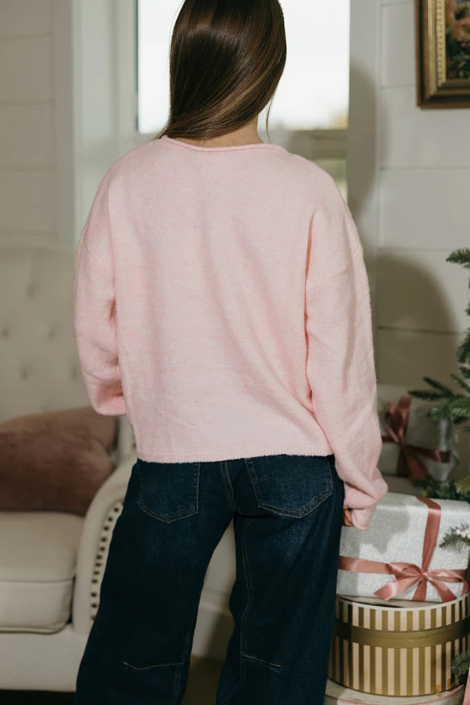 Piper Cardigan | Bubble Gum Pink