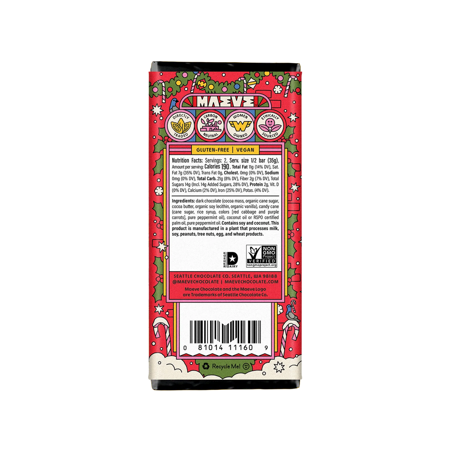 Candy Cane Truffle Bar