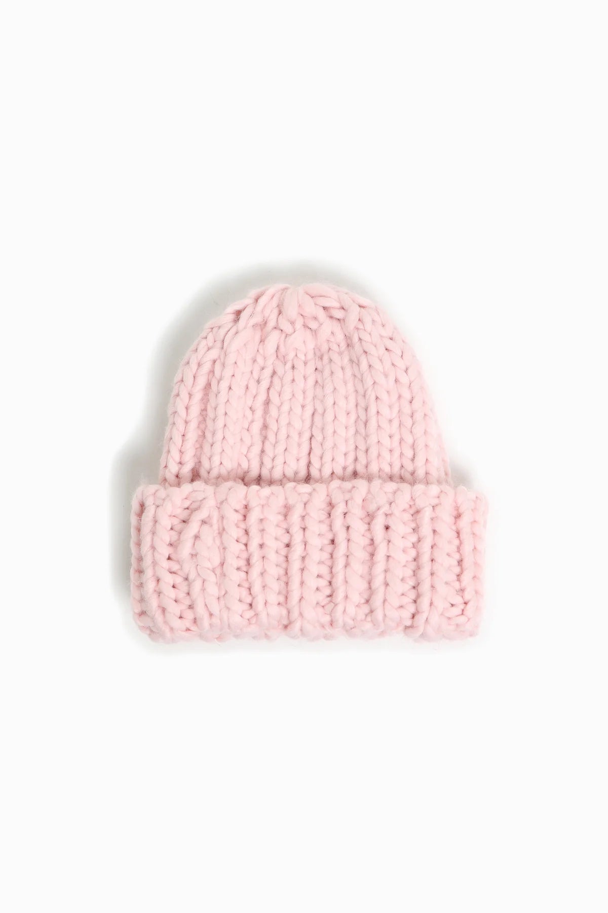 Hand Knit Beanie |  Blush