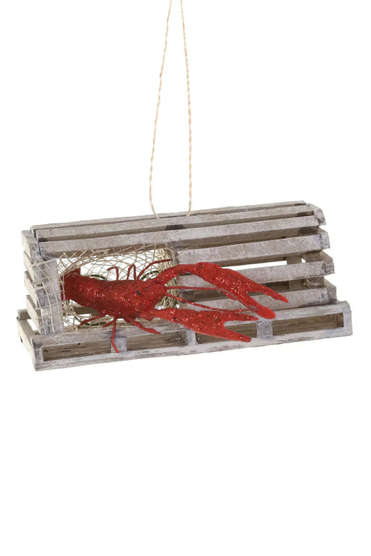 Lobster in Trap Ornament