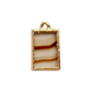 Montana Agate Rectangle Charm