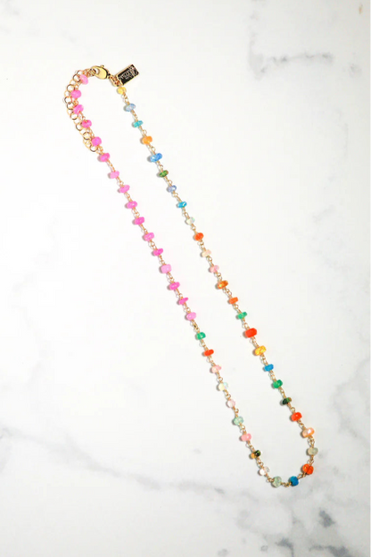 Neon Punch Opal Necklace