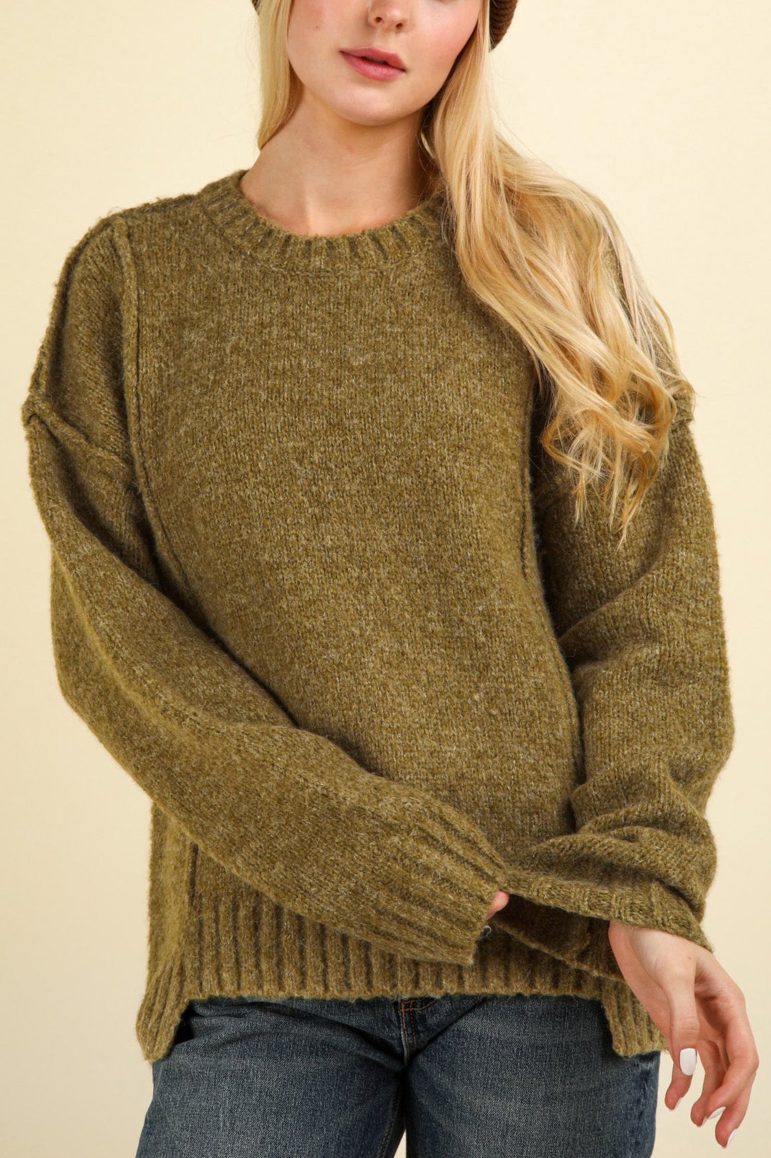 Everyday Knit Sweater | Olive