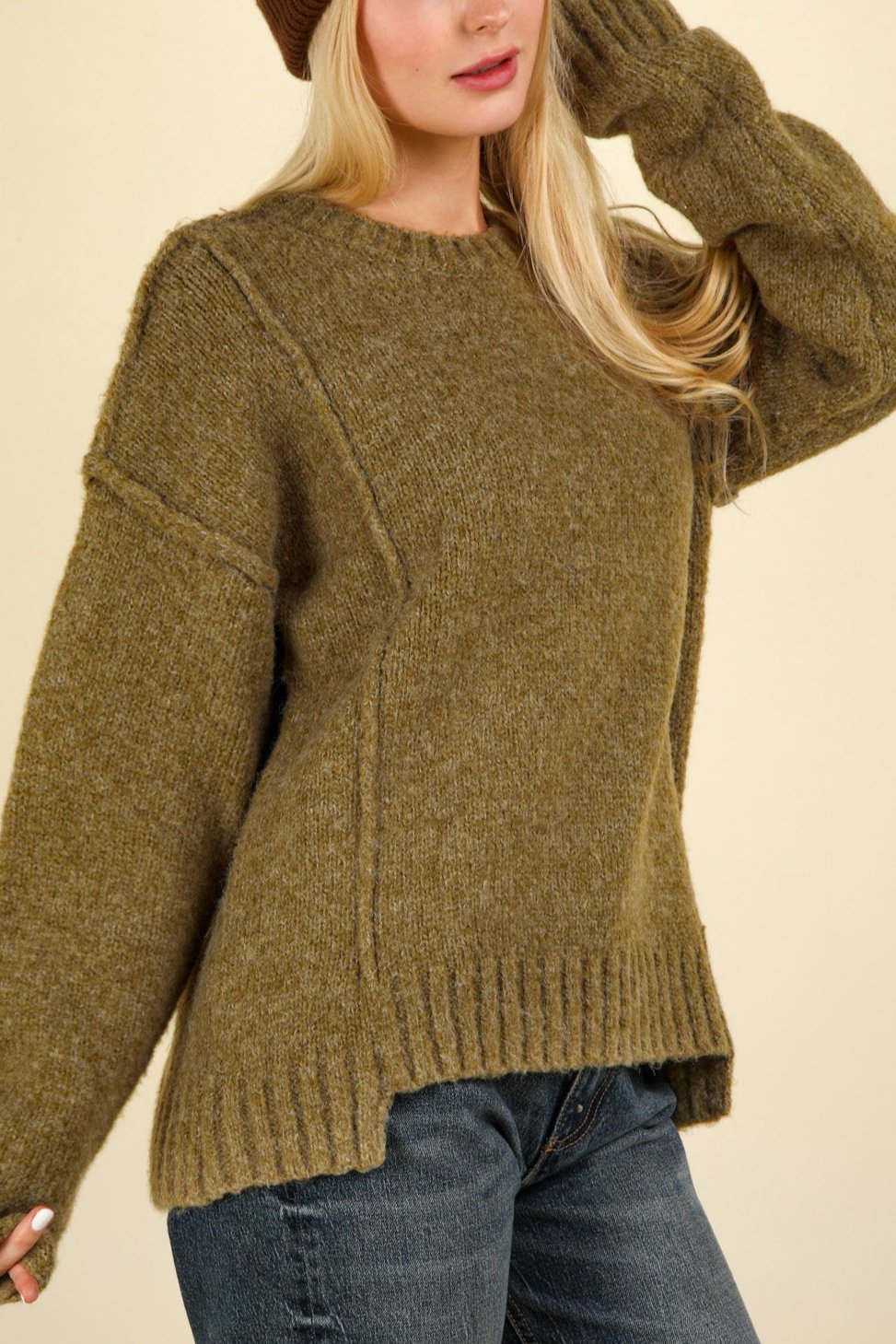 Everyday Knit Sweater | Olive