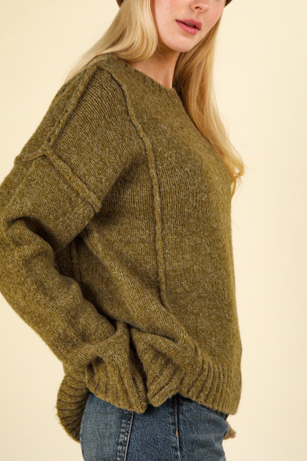 Everyday Knit Sweater | Olive