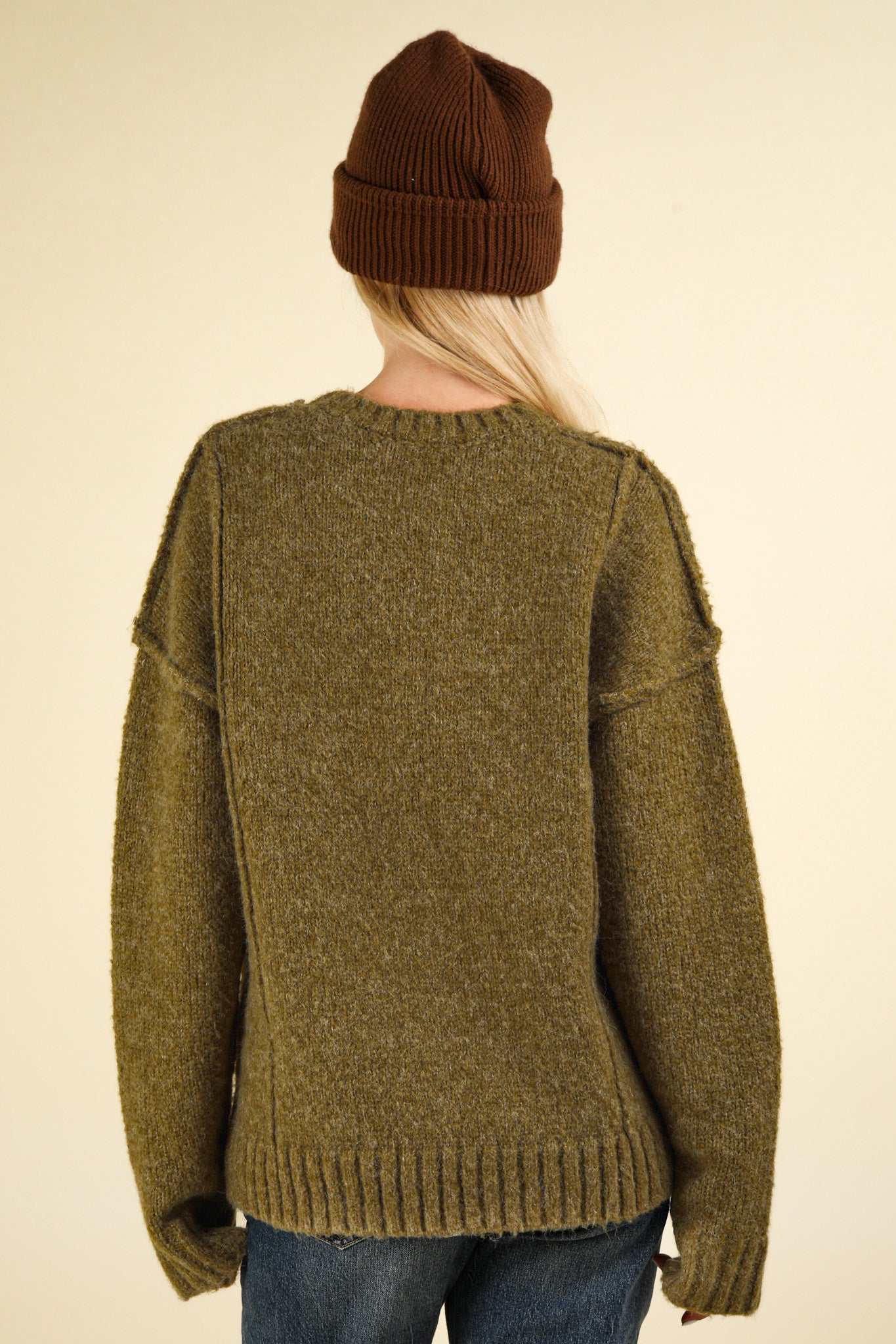 Everyday Knit Sweater | Olive