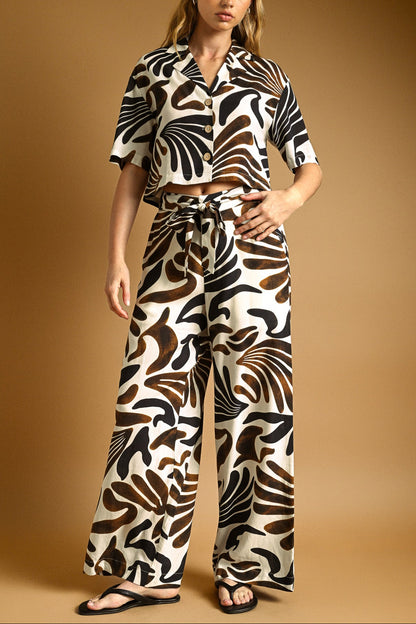 Toasted Coconut Wide Leg Pants