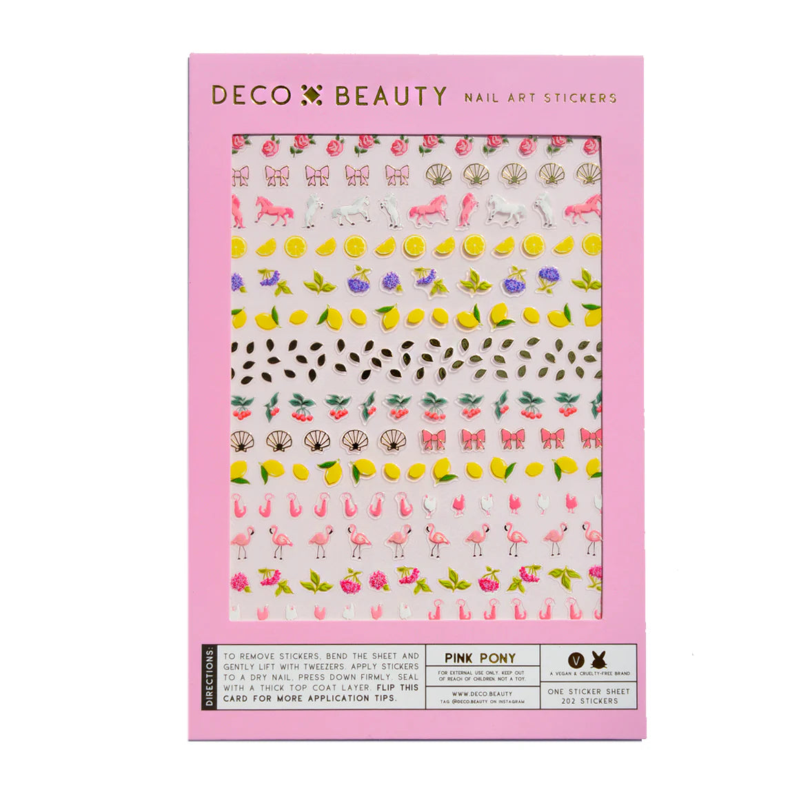 Nail Art Stickers | Pink Pony