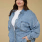 Washed Chambray Overshirt | Extended